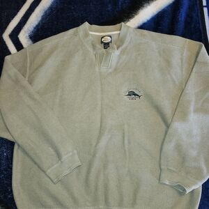 Tommy Bahama Relax Green V Neck Pullover  Size L